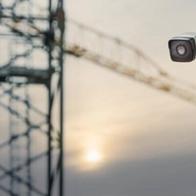CCTV at a construction site