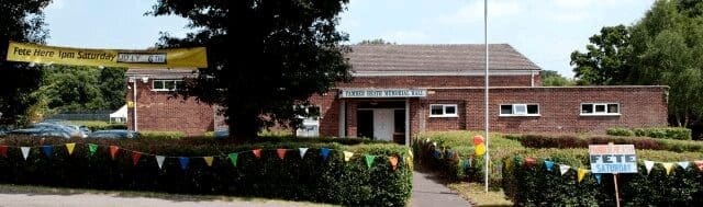 An image of where a CCTV system in newbury was damaged