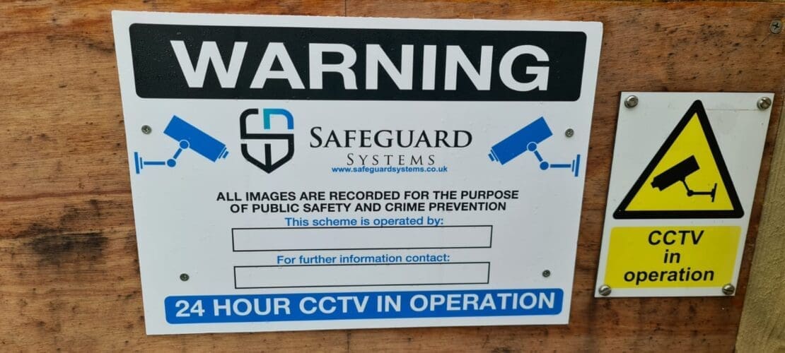 CCTV Monitoring a business premises