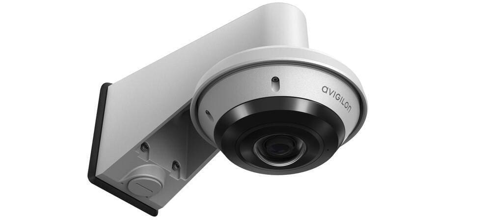an external fisheye cctv camera